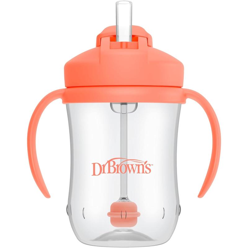 Dr. Brown’s Milestones Baby’s First Straw Cup, Training Cup with ...